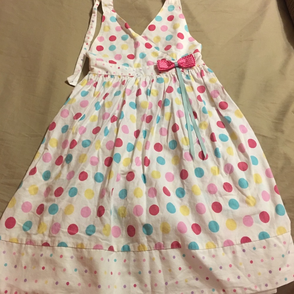 Super cute girls halter sundress